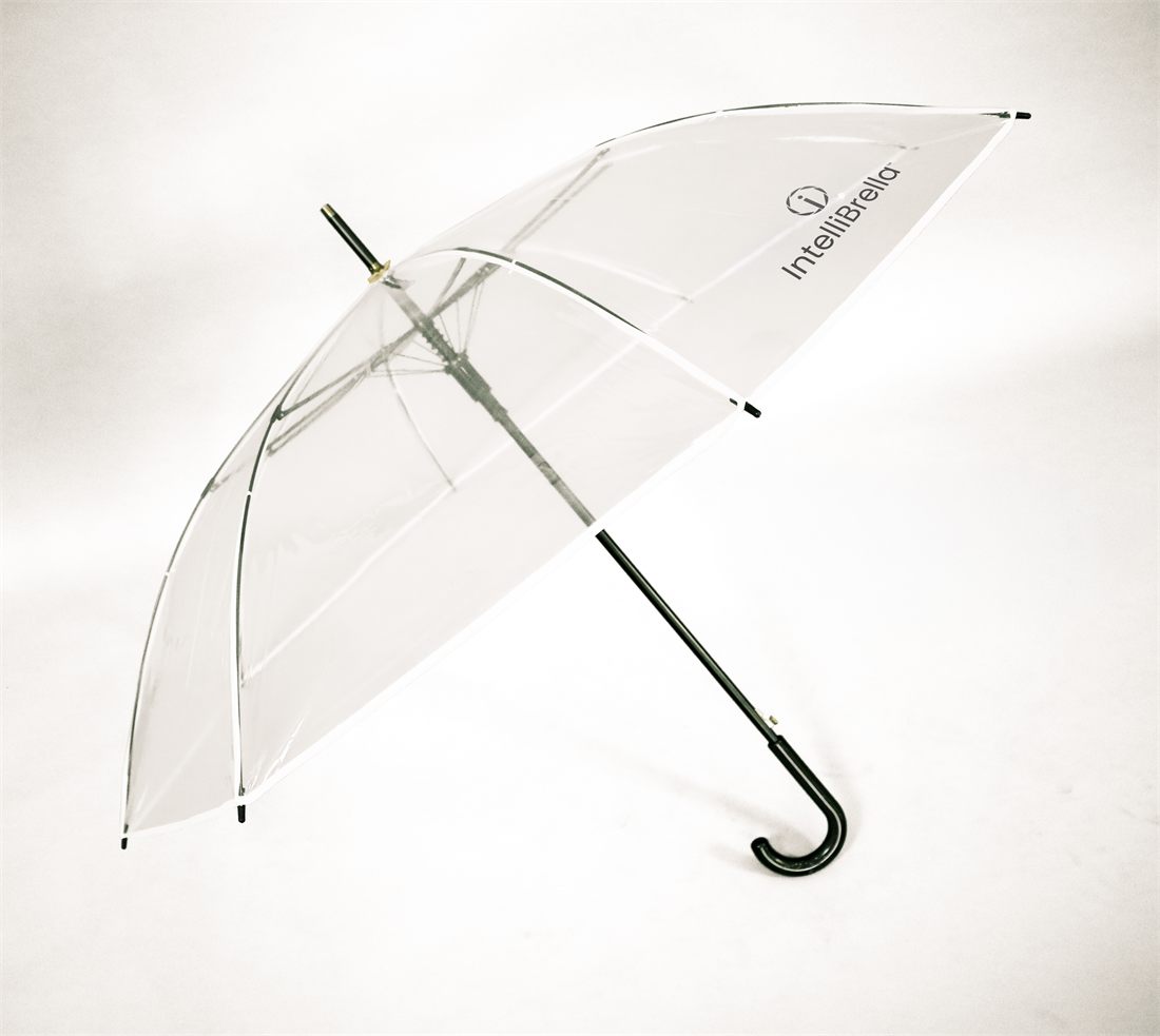 IntelliBrella™ clear UV-protective umbrella